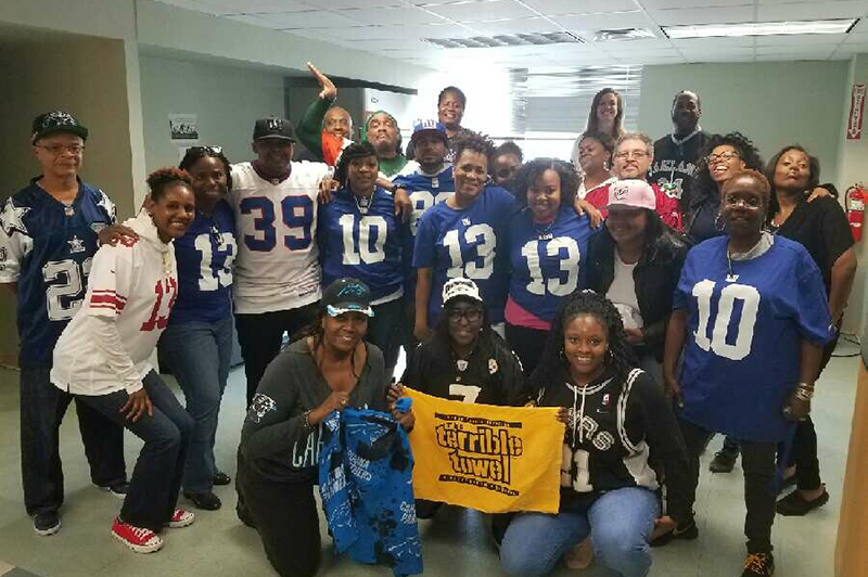 Participants at the Jamaica NeON Jersey Day