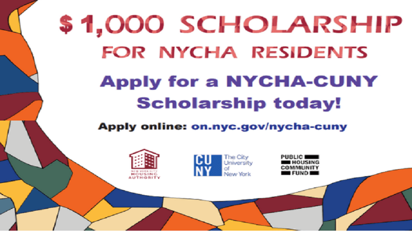 Apply for a 2025 NYCHA-CUNY Scholarship!
                                           