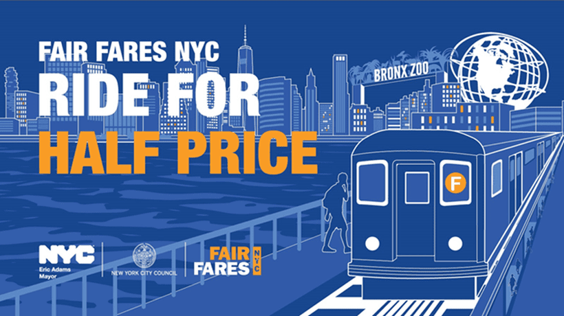 Fair Fares NYC – Ride for Half Price 
                                           