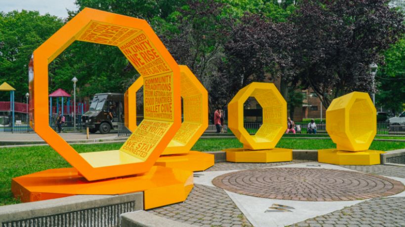 &ldquo;Revolving Voices&rdquo; Art Installation Unveiled at Astoria Houses

                                           