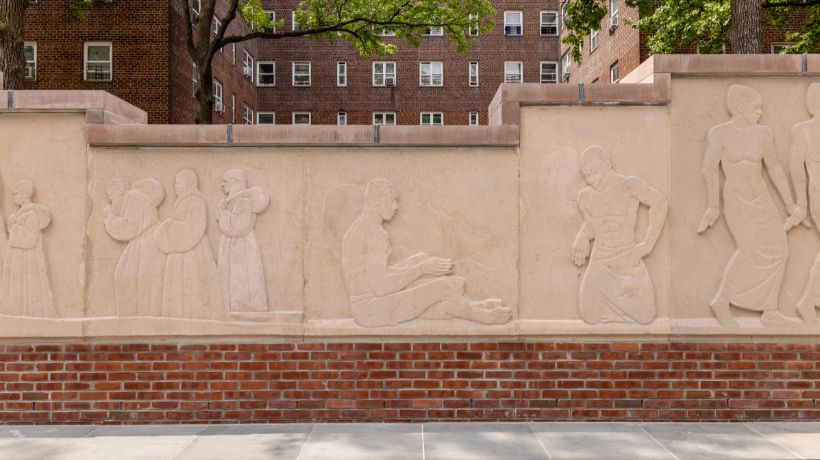 Historic Frieze Restoration at Kingsborough Houses Earns Municipal Arts Award 

                                           