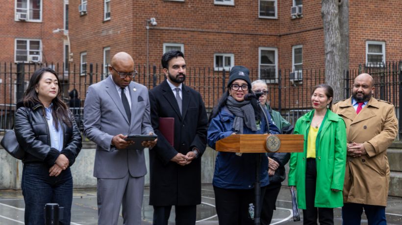 Mayor Mamdani and NYCHA Unveil NYCHA&rsquo;s 2026 Sustainability Agenda Featuring Five-Year Plan to Install Window Heat Pumps in 20,000 Apartments, 10,000 Induction Stoves, 150 Electric Vehicle Charging Stations


                                           