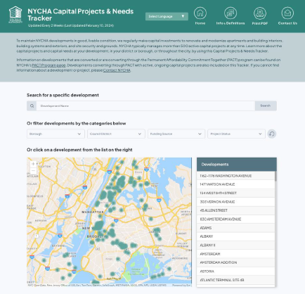 capital projects tracker nyc