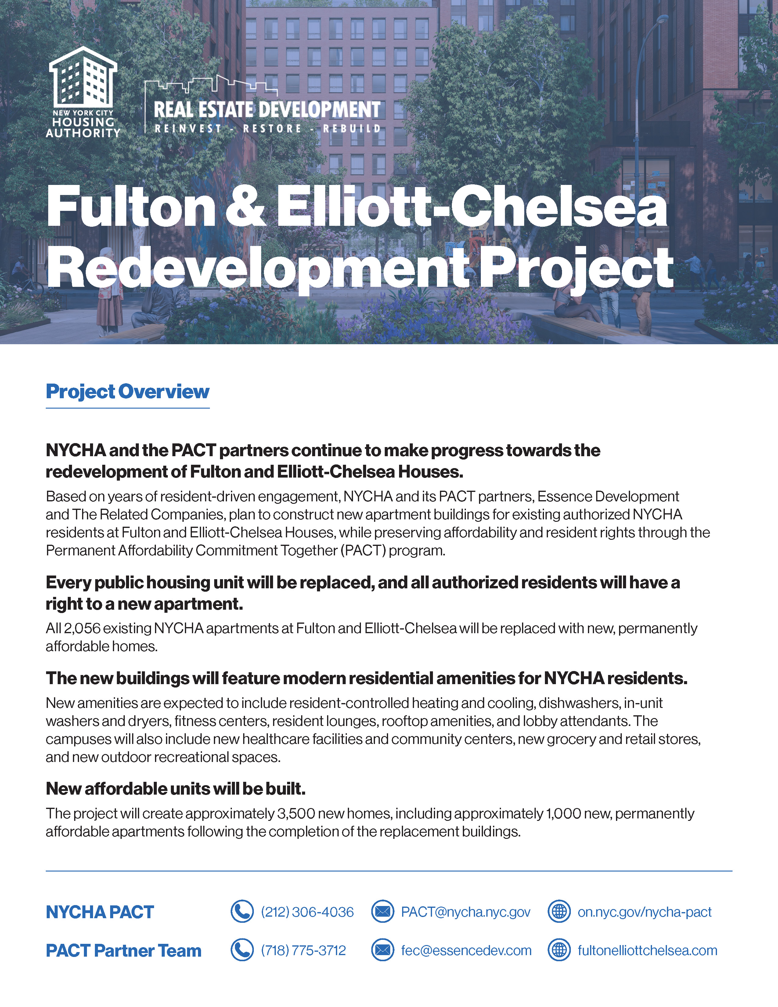 Fulton Elliott-Chelsea Redevelopment