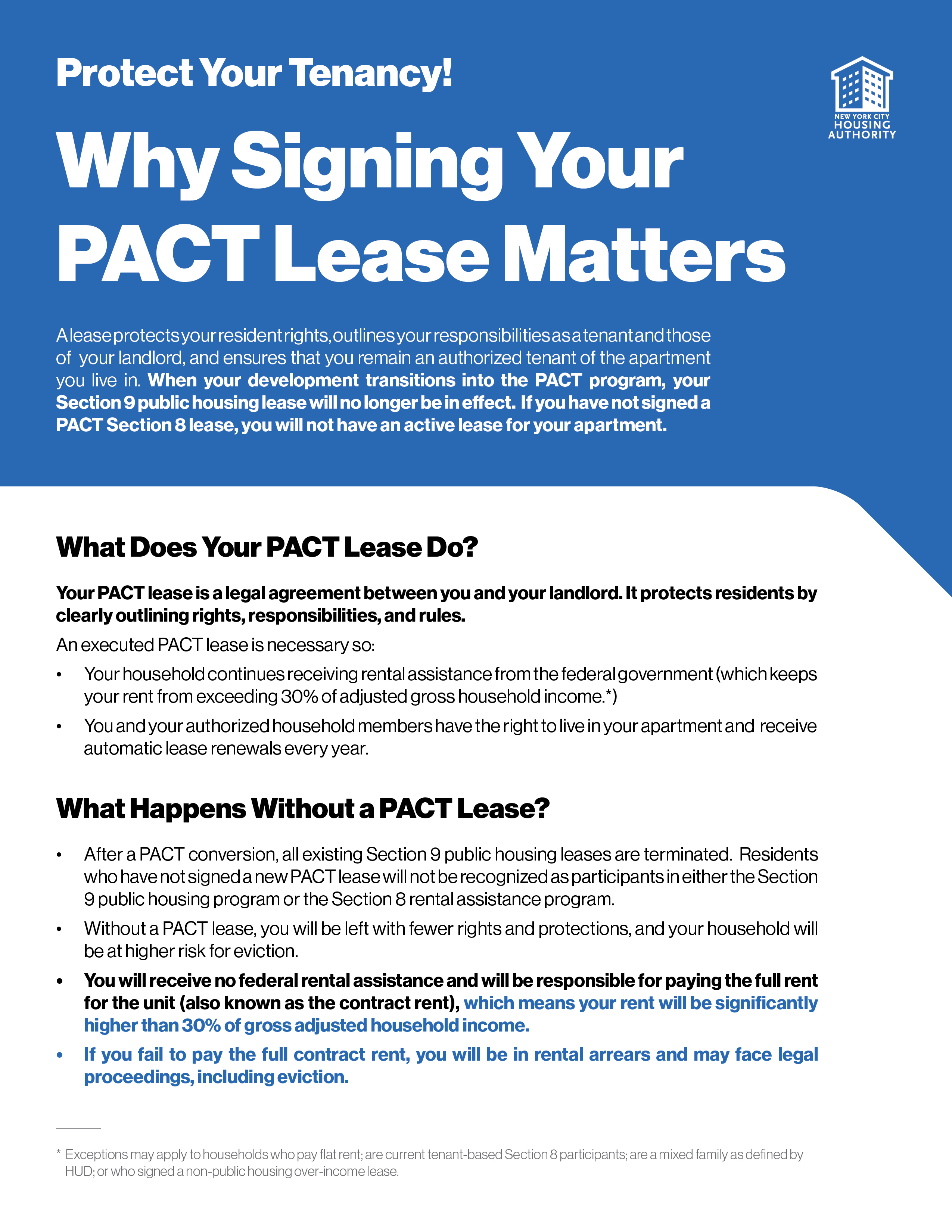 Why Signing Your PACT Lease Matters?