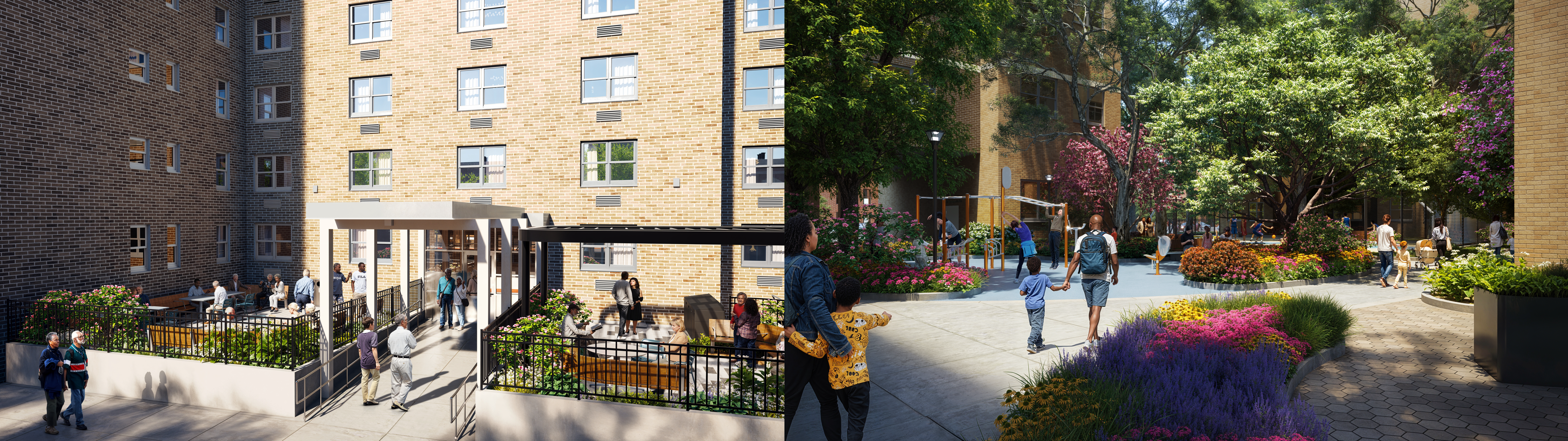 Gaylord White and Metro North Plaza