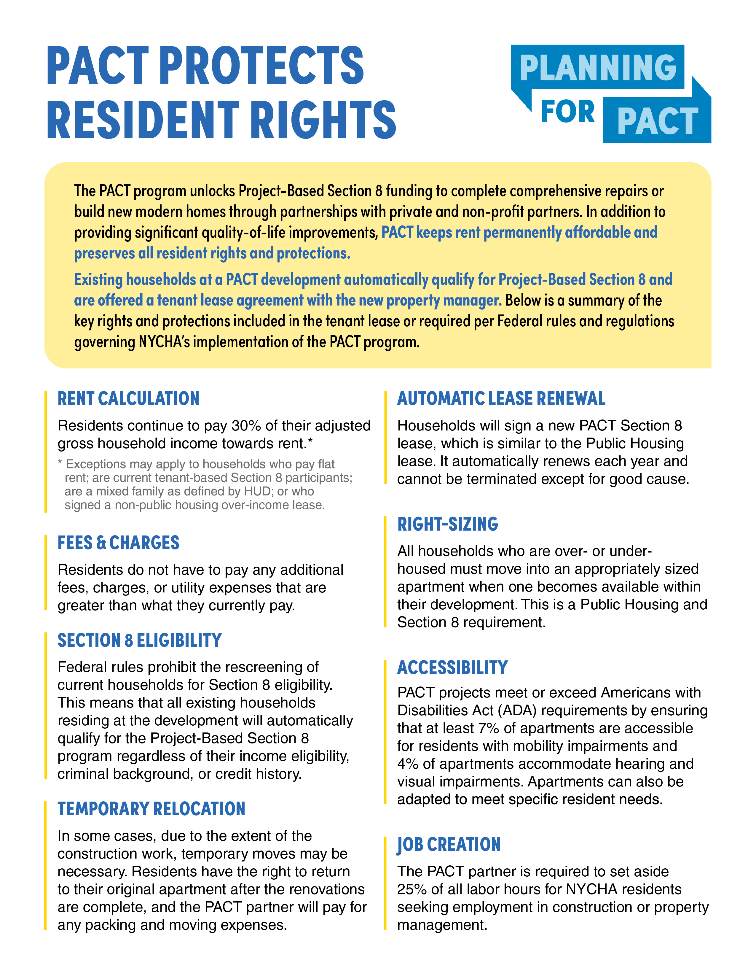 Cover of PACT Protects Resident Rights