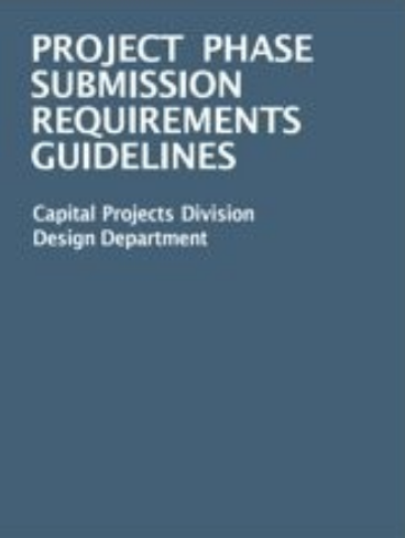 PROJECT PHASE SUBMISSION REQUIREMENTS GUIDELINES