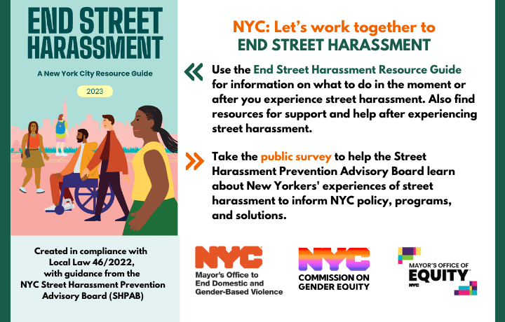 End Street Harassment Resource Guide (ESHRG)
                                           