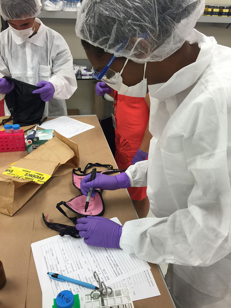 Forensic biology team