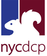 NYC Deferred Compensation Plan logo (squirrel with the words nycdcp)