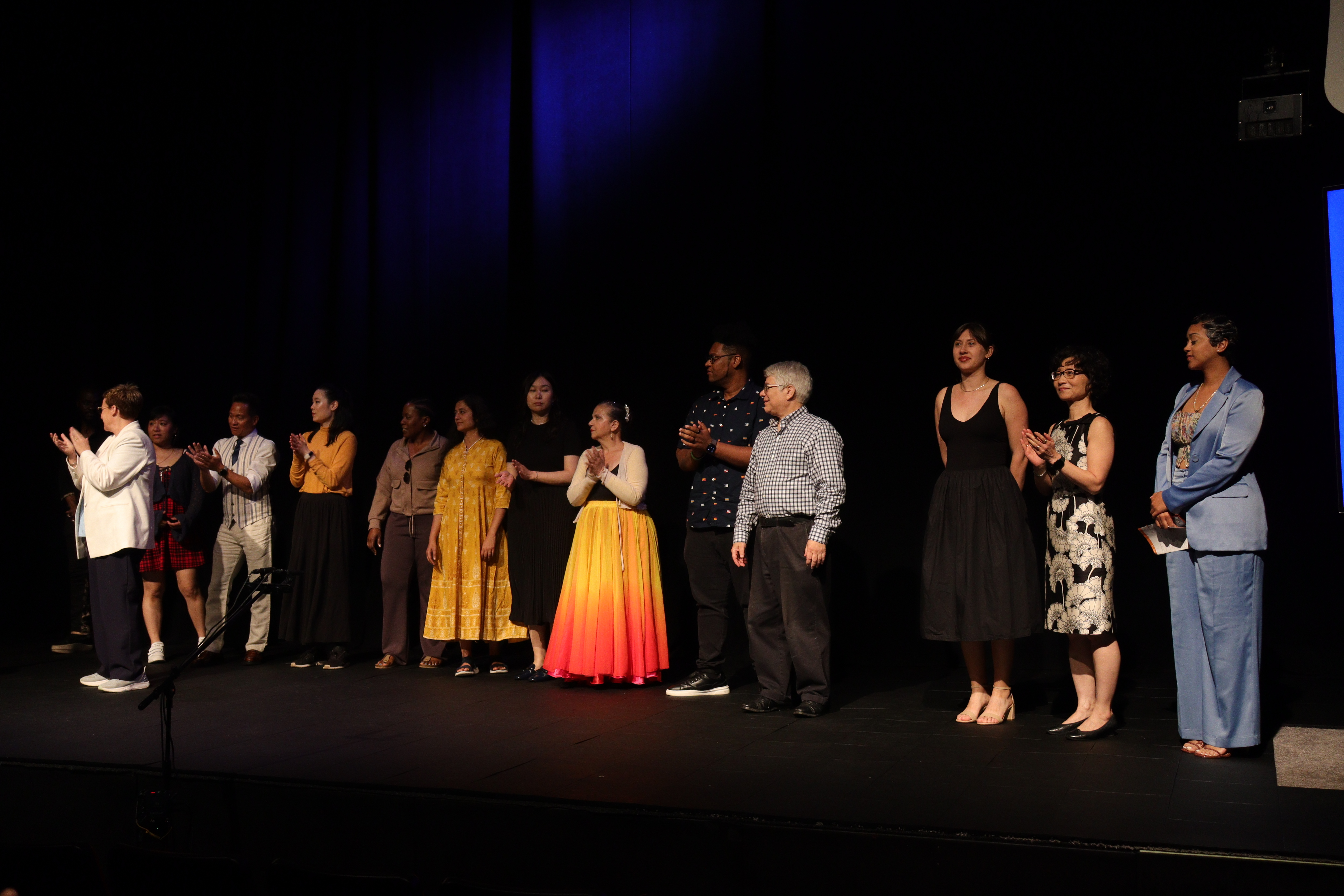 Art is Life Group Picture on stage