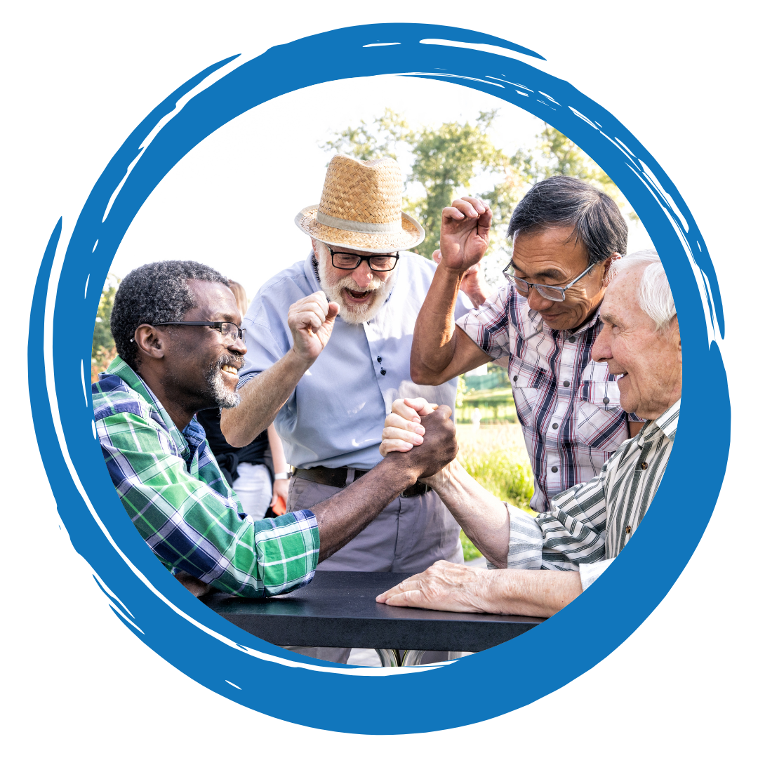 Group of smiling people