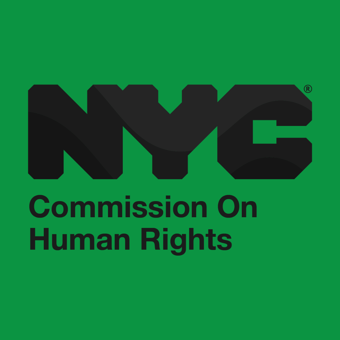 NYC logo with the words Commission on Human Rights