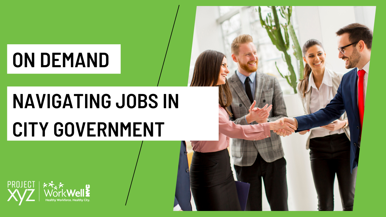 Navigating jobs in City Government