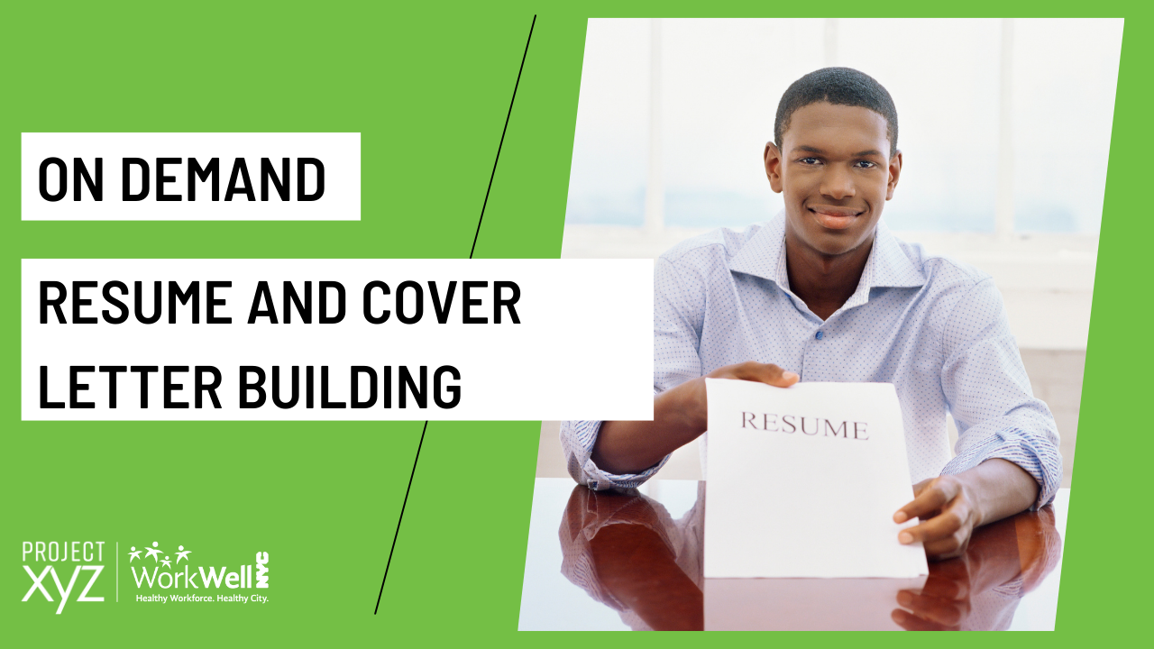 Resume and Cover Letter Building
