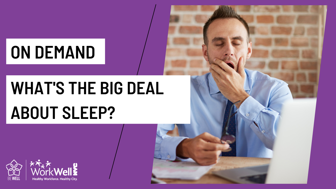 What's the big deal about sleep?