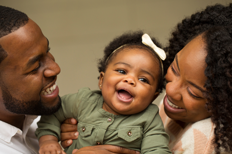 Parents with baby