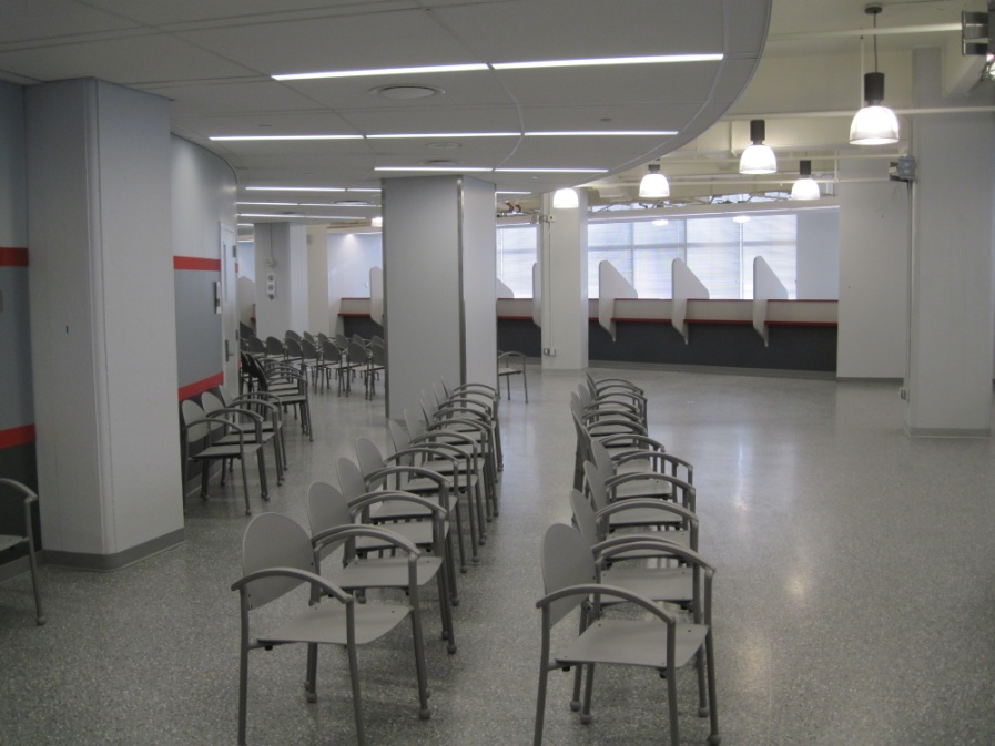An empty facility awaiting inspection