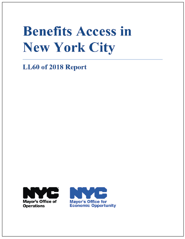 Local Law 60 Report Cover