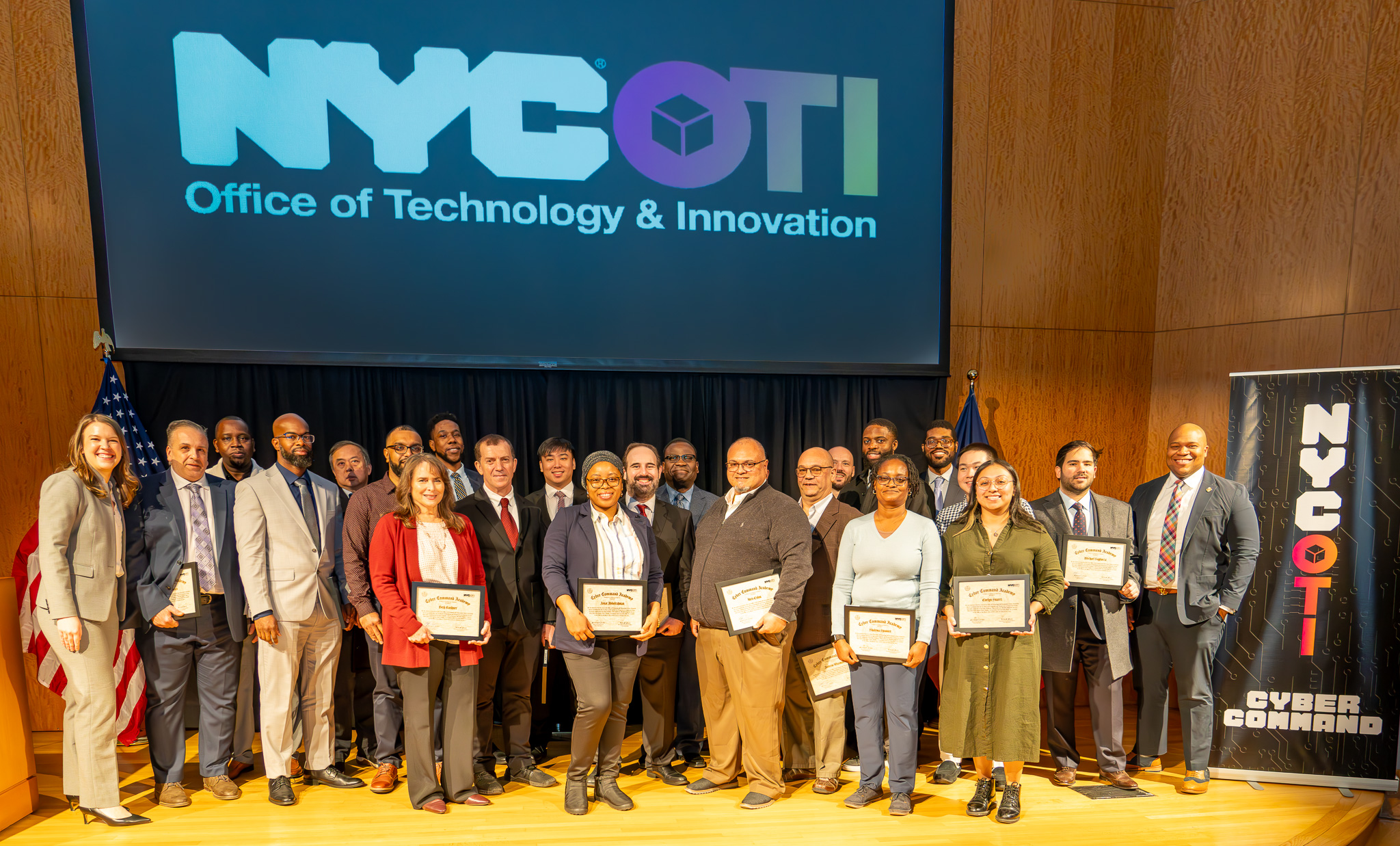 CTO Fraser, CISO Moan Honor Newest NYC Cyber Academy Class