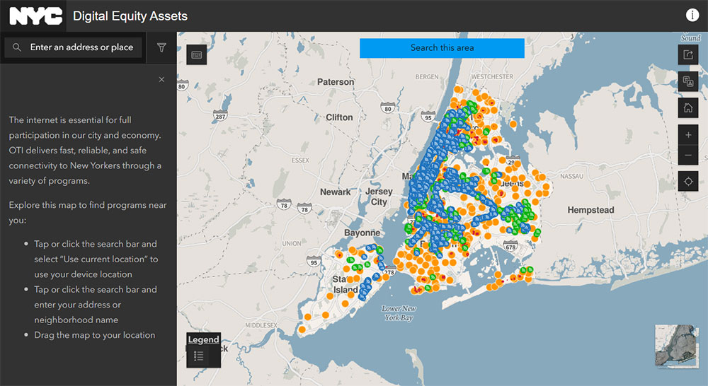 Digital Equity Assets Map