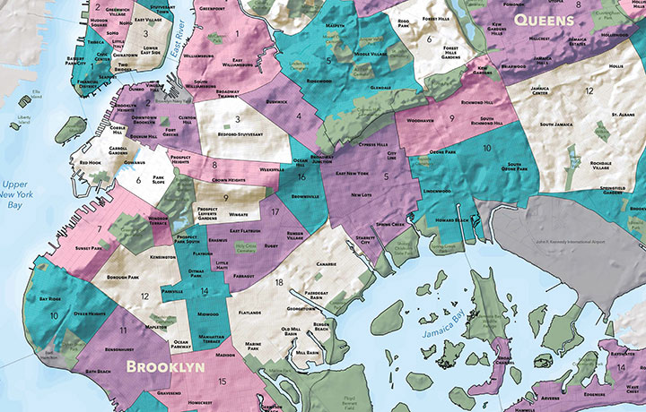 Map of NYC Neighborhoods
                                           