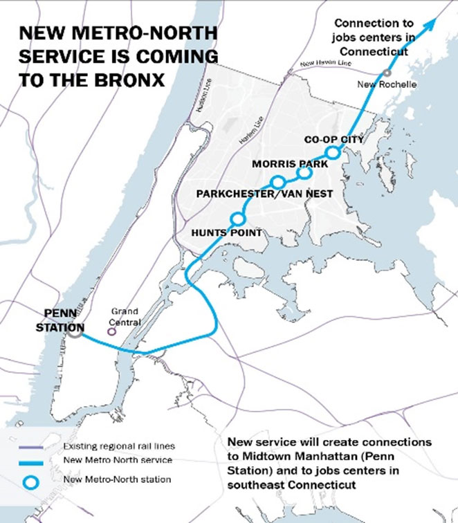 New Metro-North Service is Coming to the Bronx