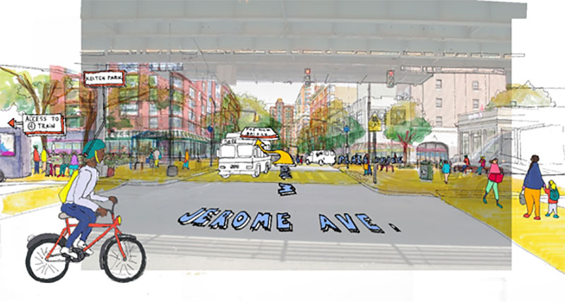 Rendering of Jerome Avenue