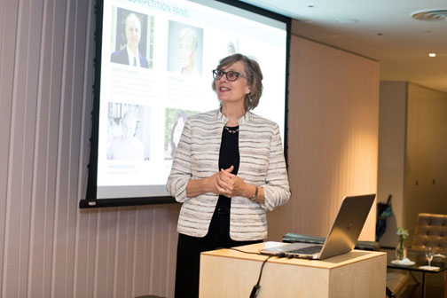 Competition Panelist Kim Mathews, Principal Emerita, MNLA, speaks about the decision-making process.