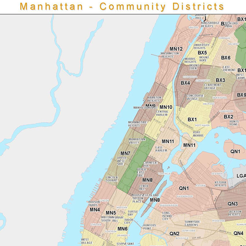 Community District Maps by Borough 