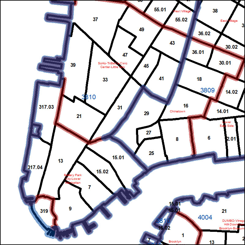 2010 Census Tract/ NTA/PUMA Equivalencies