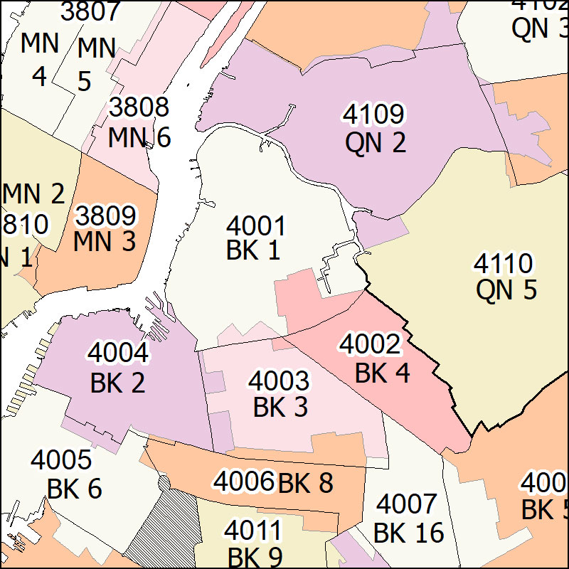 2010 PUMA/ Community District Map