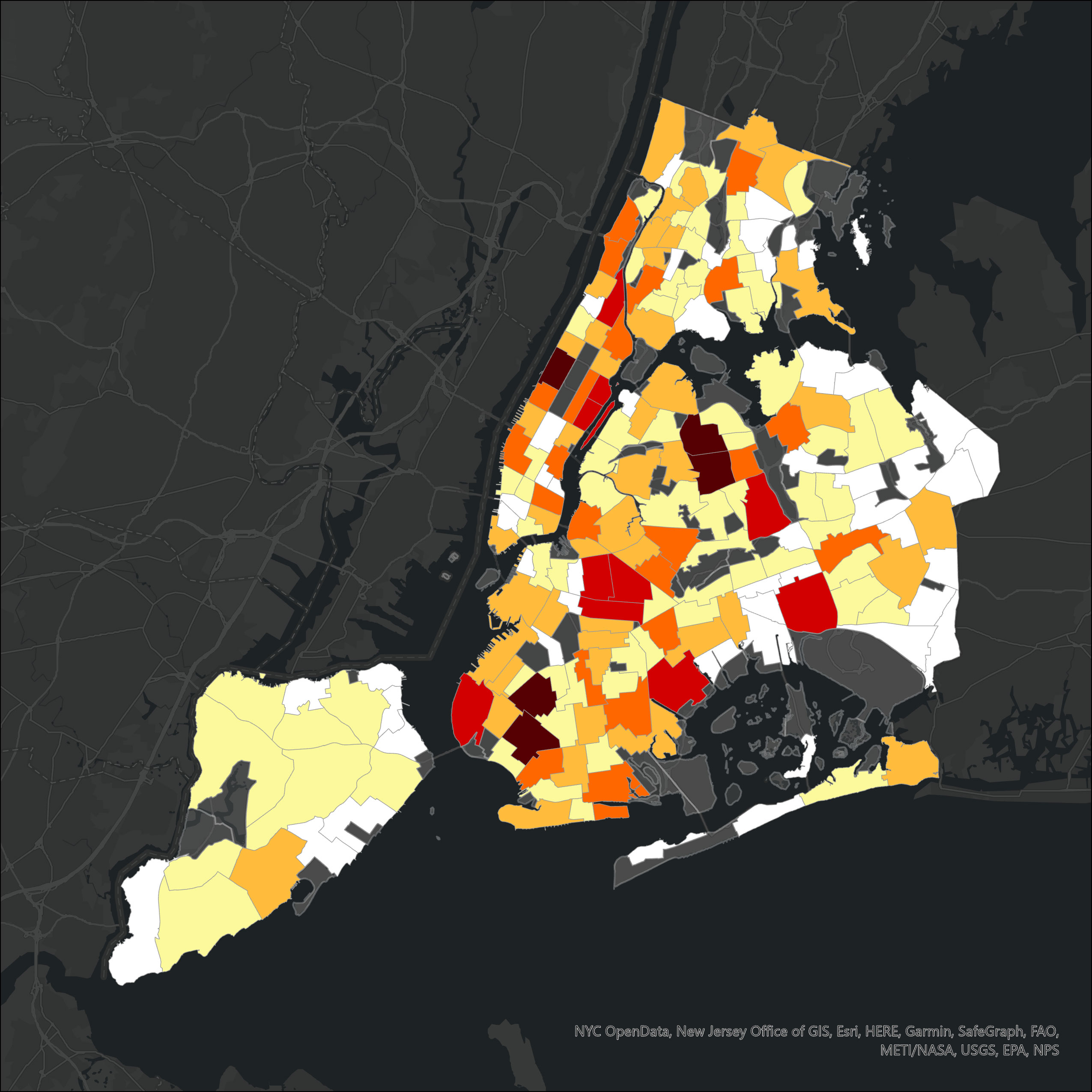 Map of New York City