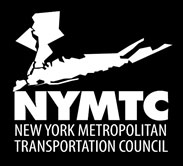 Illustration of New York City. Text reads NYMTC New York  Metropolitan Transportation Council