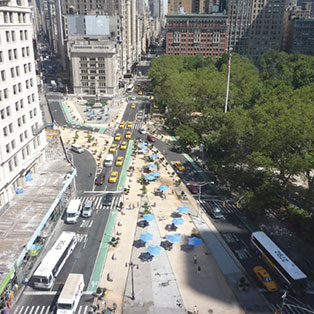 Access the Department of Transportation’s Street Design Manual web page