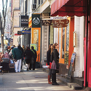 View the Active Design Shaping the Sidewalk Experience web page