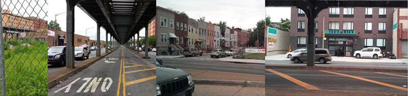 Streetscapes along Atlantic Avenue.