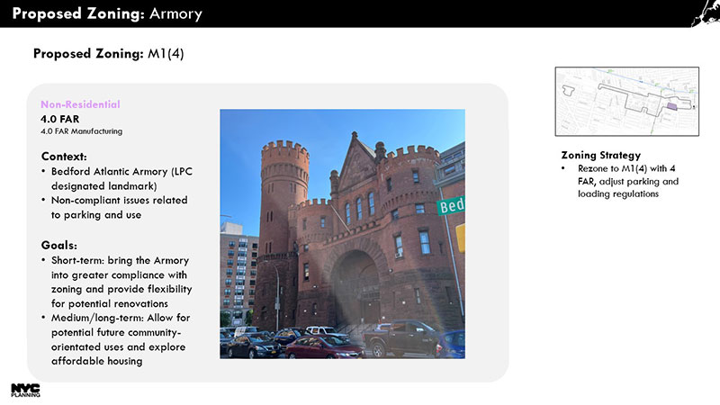 Proposed Zoning: Armory