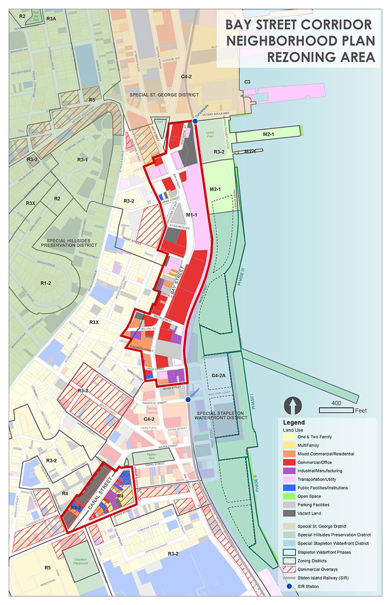 Bay Street Corridor Planning Framework Map