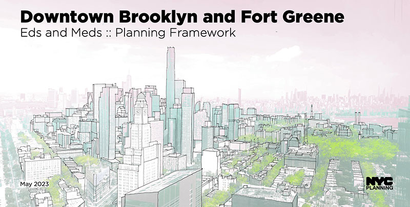 Rendering of Dowtown Brooklyn and Fort Greene