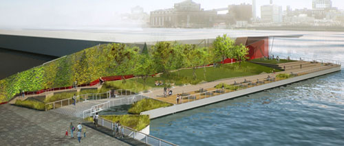 Rendering of Pier 35