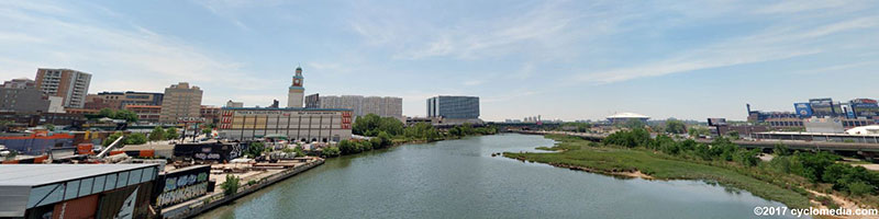 Flushing Creek facing south