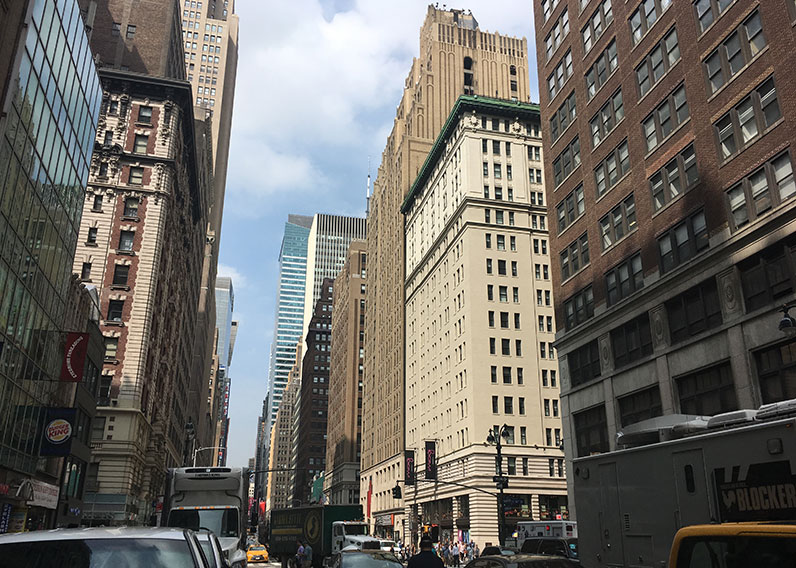 Special Garment Center District, buldings along 7th Avnue and 36th Street