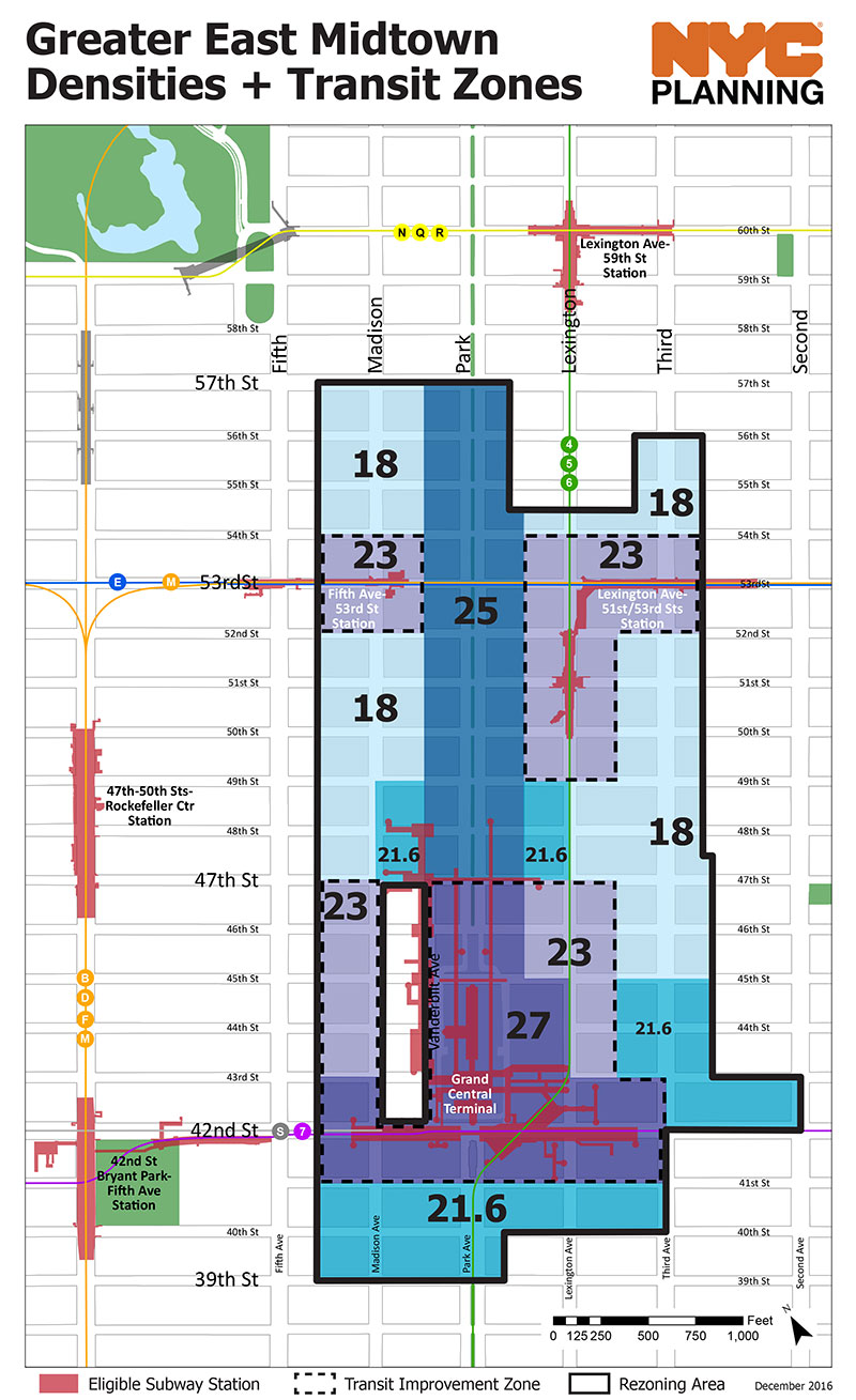 East Midtown Aerial Map