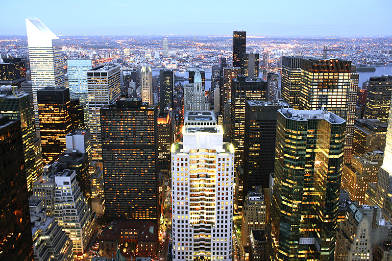 New York City East Midtown Skyline