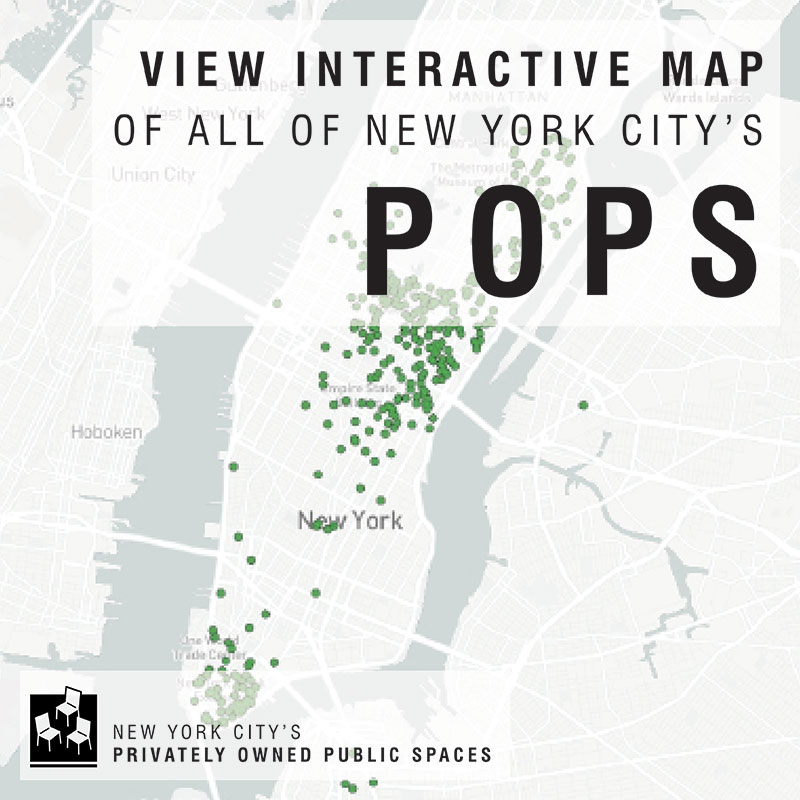 View Interactive Map of All of the New York City's Privately Owned Public Spaces