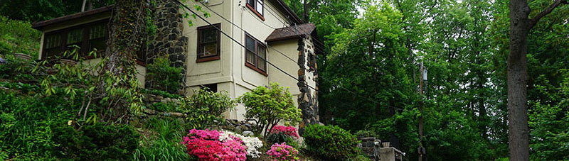 Staten Island home with greenery