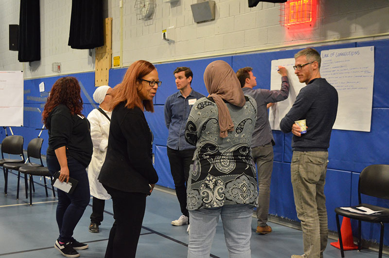 Workshop Participants engage in activities at the Southern Boulevard Goals Workshop held on 9/29/2018 at Casita Maria - photo 1