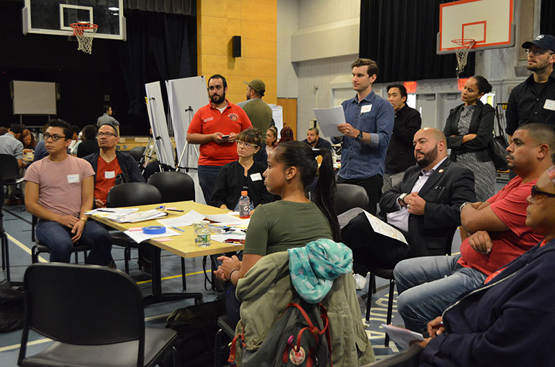 Workshop Participants engage in activities at the Southern Boulevard Goals Workshop held on 9/29/2018 at Casita Maria - photo 2